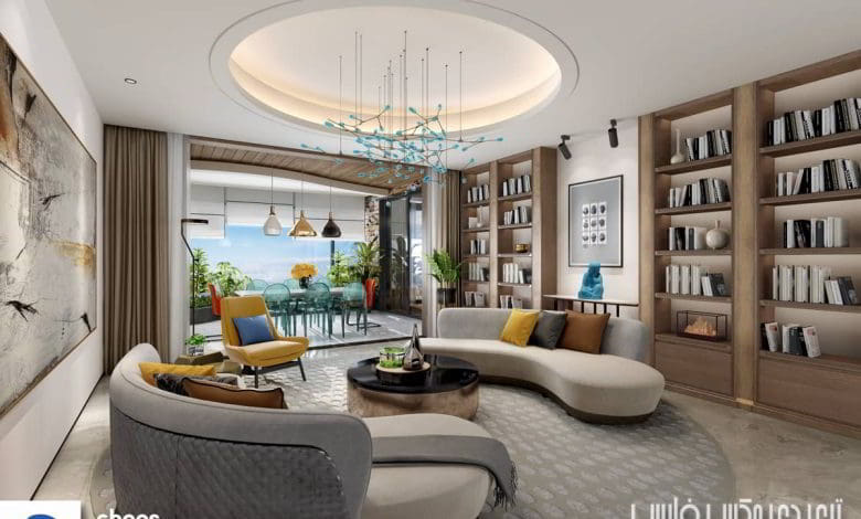 صحنه سه بعدی آپارتمان 37 (تری دی مکس+ ویری)