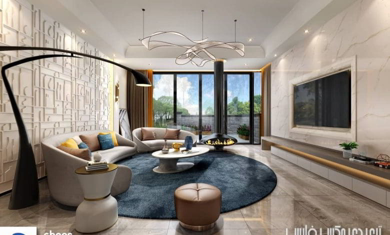 صحنه سه بعدی آپارتمان 38 (تری دی مکس+ ویری)