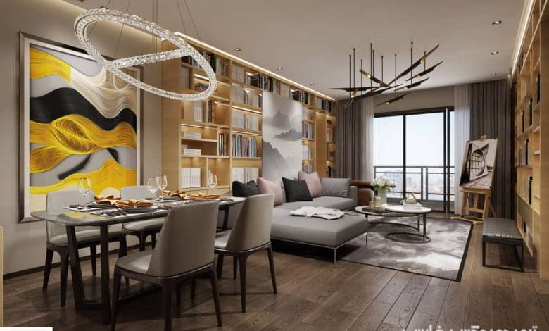 صحنه سه بعدی آپارتمان 84 (تری دی مکس+ ویری)