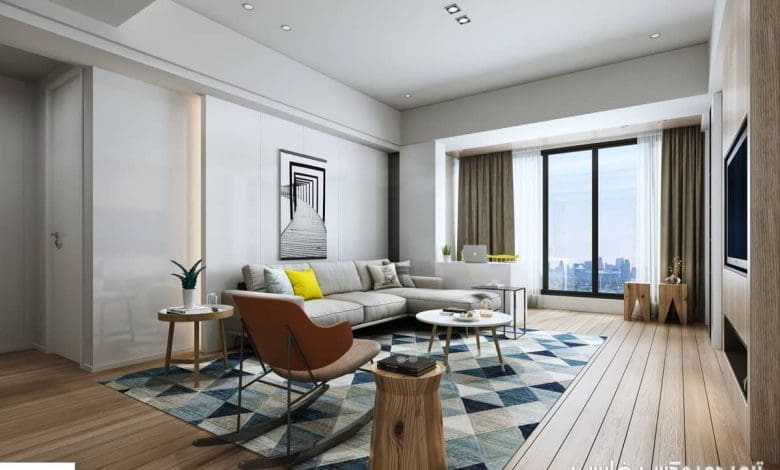 صحنه سه بعدی آپارتمان 86 (تری دی مکس+ ویری)