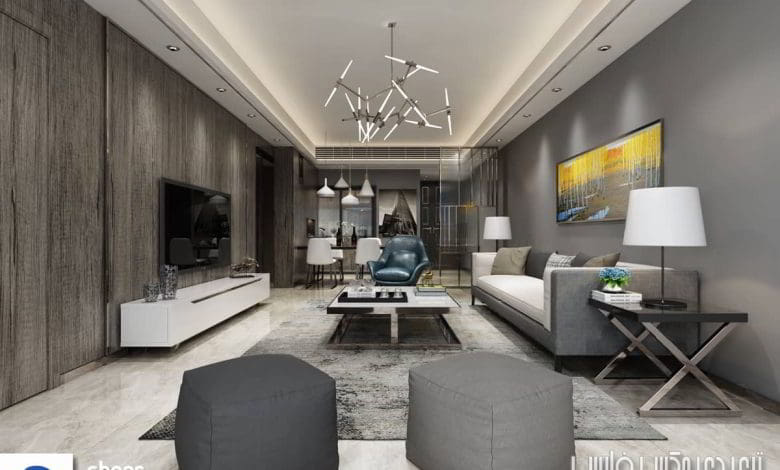 صحنه سه بعدی آپارتمان 93 (تری دی مکس+ ویری)