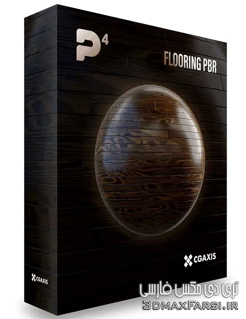 متریال پارکت CGAxis – Physical 4 Flooring PBR Textures