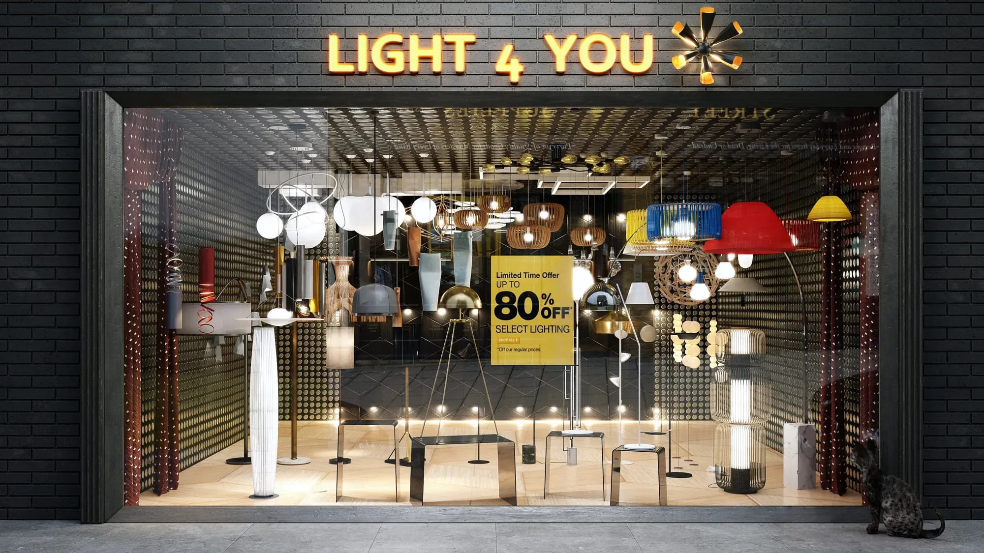 آرچ مدل Evermotion – Archmodels vol.247 آبجکت لامپ رومیزی و سقفی