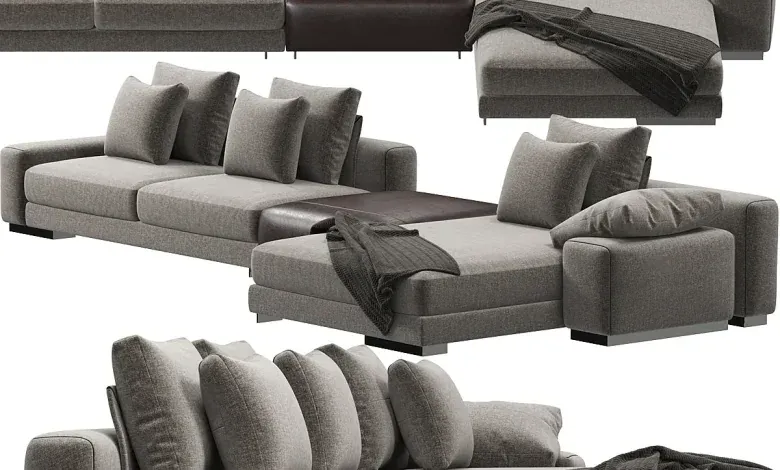 دانلود مدل سه بعدی کاناپه تری دی مکس Arketipo Atlas