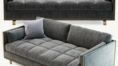دانلود مدل سه بعدی کاناپه Baker FRAMEWORK LOVESEAT