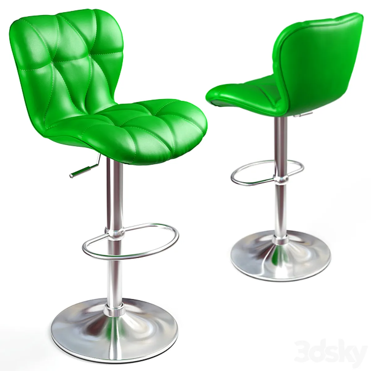 دانلود مدل سه بعدی صندلی بار تری دی مکس Bar stool Aero BC89 GR