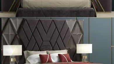مدل سه بعدی تخت خواب دو نفره Bed Nova 2020
