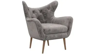 مدل سه بعدی صندلی تری دی مکس Bouck Wingback Chair