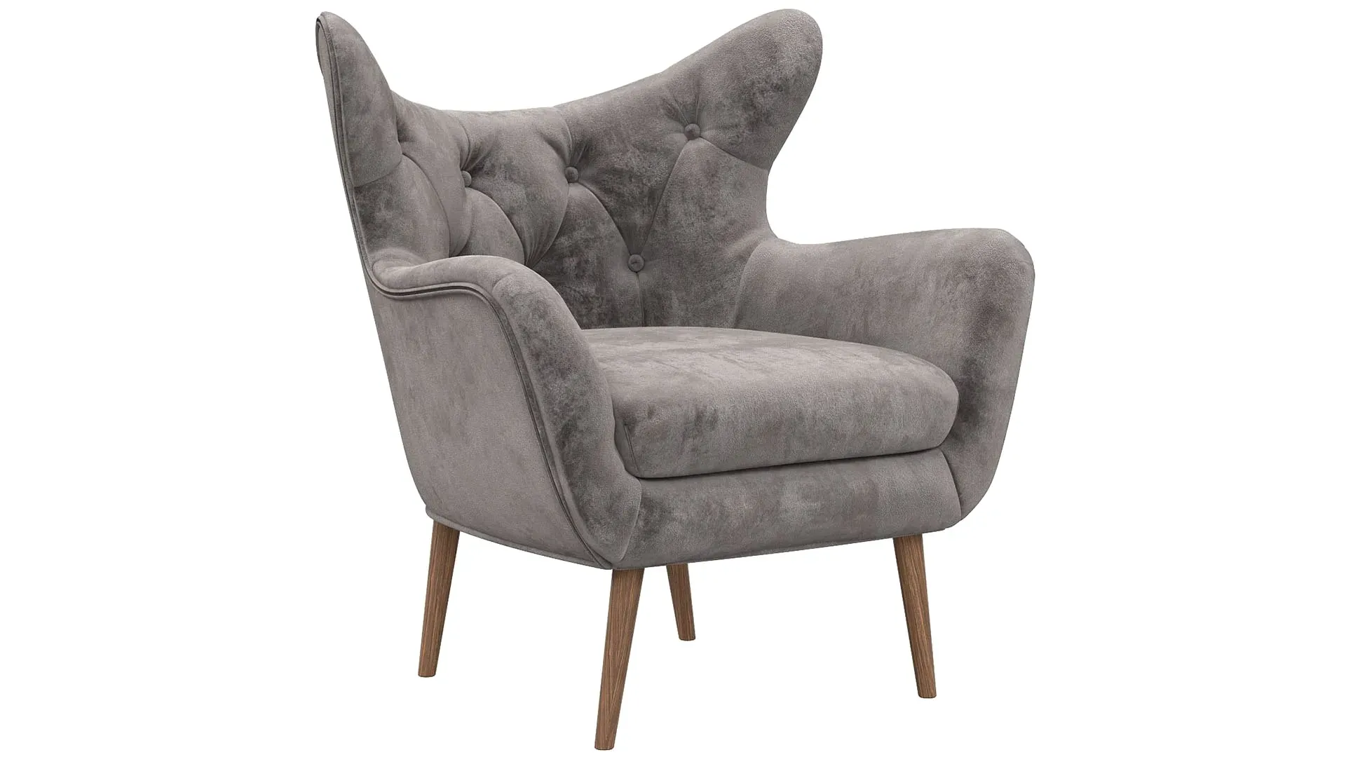 مدل سه بعدی صندلی تری دی مکس Bouck Wingback Chair