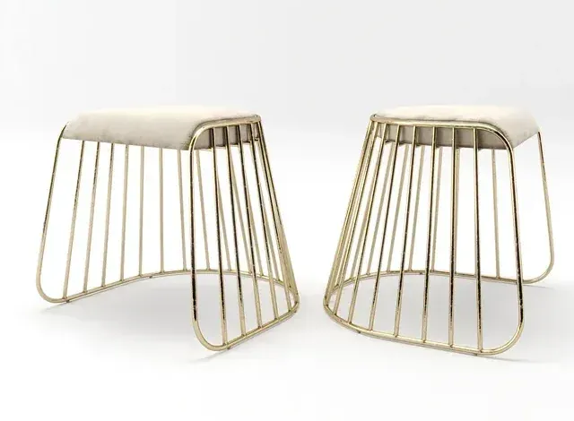 دانلود مدل سه بعدی Bride’s Veil Low Stool