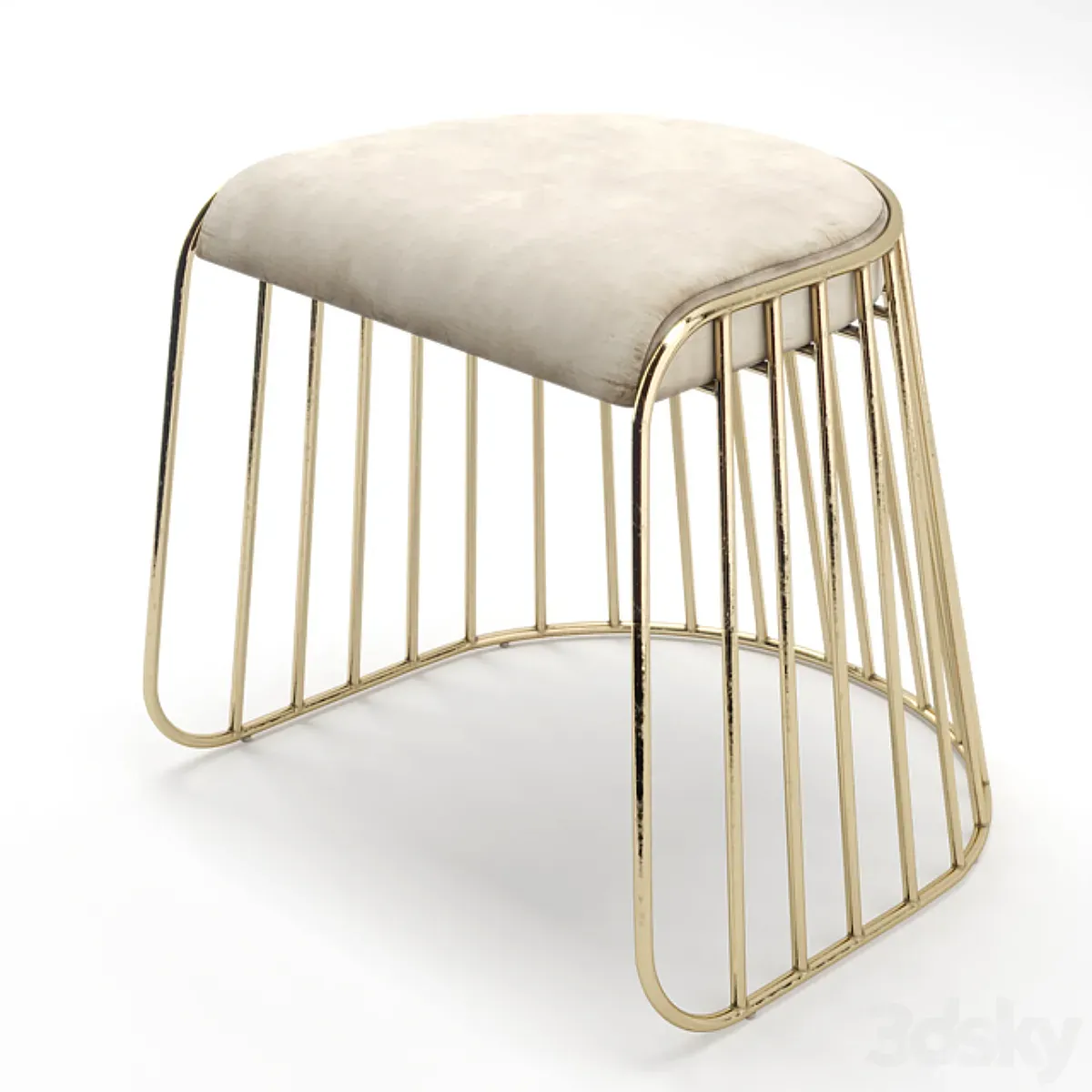 3dsky - Bride’s Veil Low Stool