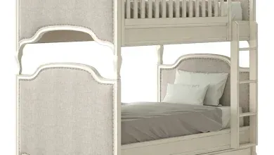مدل سه بعدی تخت خواب دو طبقه تری دی مکس + کرونا 3dsky - Bunk bed in the nursery