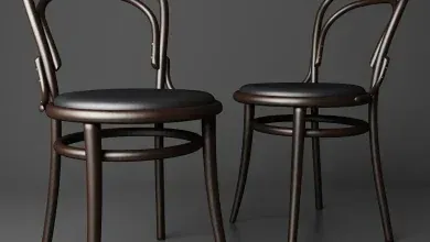 مدل سه بعدی صندلی کافه تری دی مکس + ویری 3dsky – Cafe chair (Chair 14) By TON