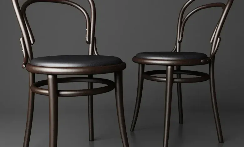 مدل سه بعدی صندلی کافه تری دی مکس + ویری 3dsky – Cafe chair (Chair 14) By TON