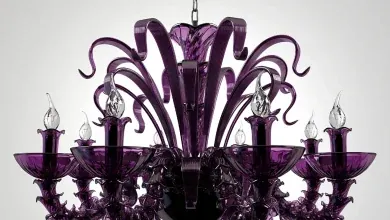 مدل سه بعدی لوستر تری دی مکس Chandelier Donolux S110188 8violet