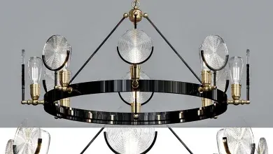 دانلود 3dsky – GASLIGHT LENS Chandelier
