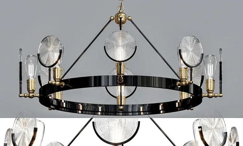 دانلود 3dsky – GASLIGHT LENS Chandelier