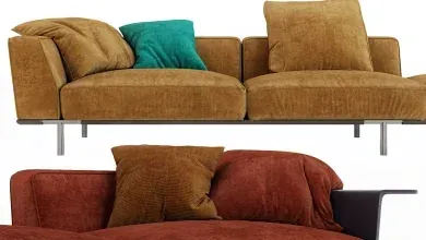 دانلود 3dsky – Molteni & C – Gregor Sofa