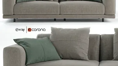 دانلود 3dsky – Nevyll sofa by Ditre italia 230×106 cm