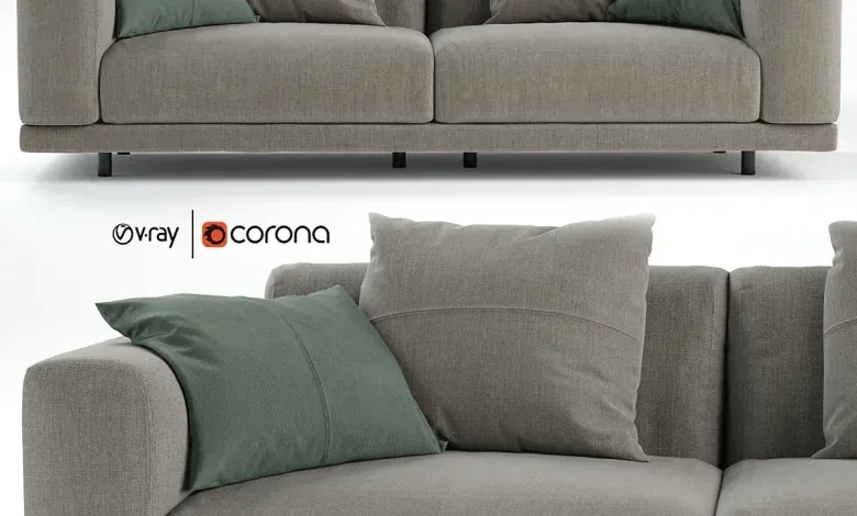 دانلود 3dsky – Nevyll sofa by Ditre italia 230×106 cm
