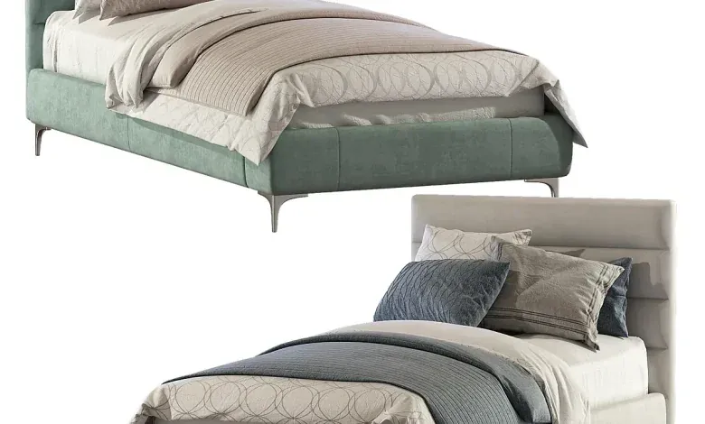 دانلود 3dsky – Pfeiffer Upholstered Bed 2