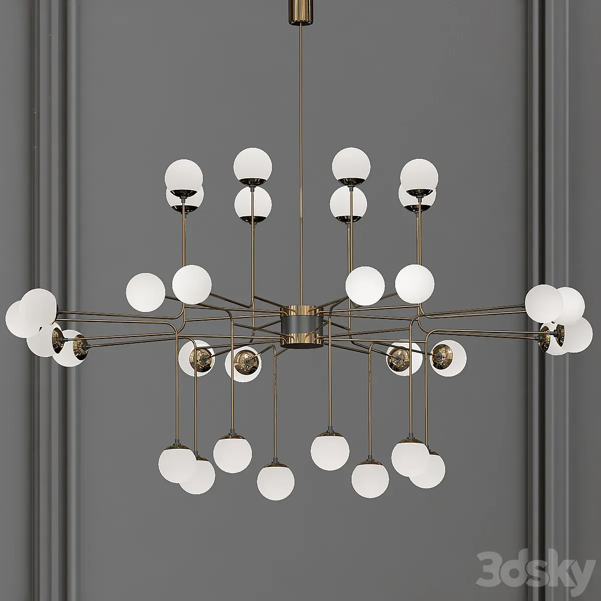 دانلود 3dsky – Roll & Hill Modo 10 Globe Chandelier