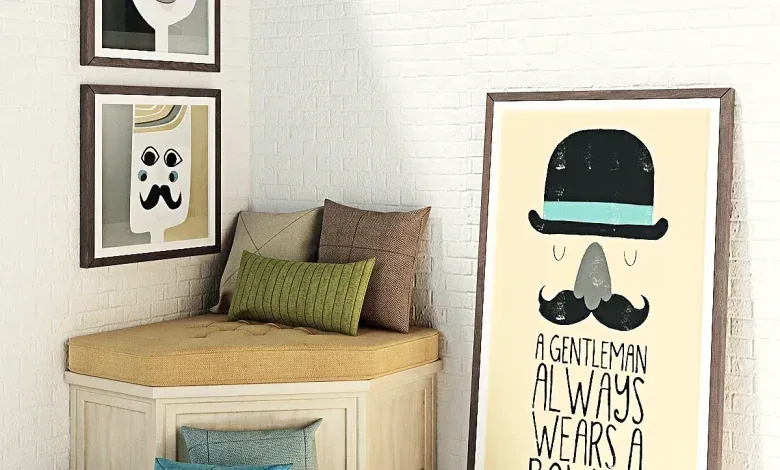 دانلود 3dsky – Set for hallway with pictures