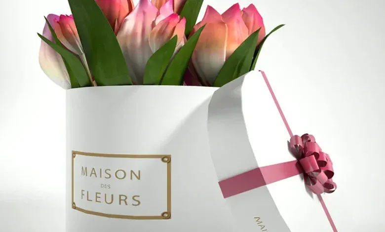 دانلود 3dsky – Tulips in a gift box