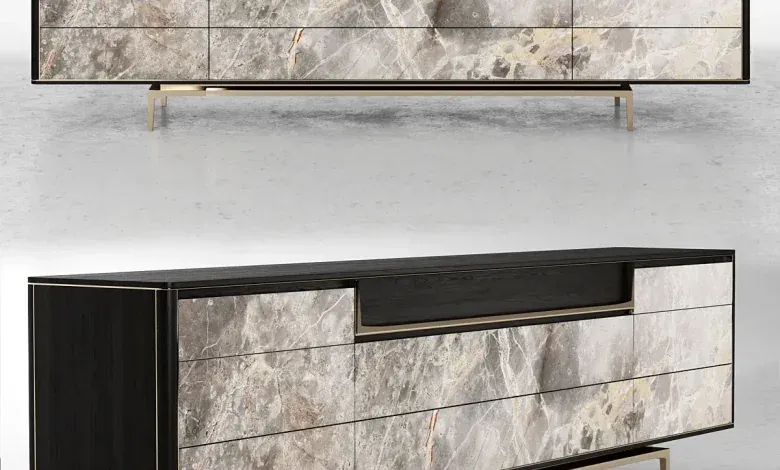 دانلود 3dsky – Visionnaire BARNEY Lacquered sideboard