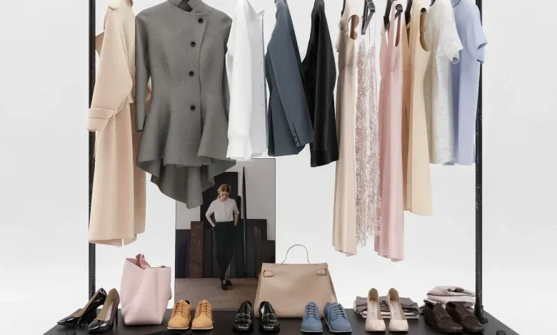 دانلود مدل سه بعدی کمد لباس زنانه مردانه تری دی مکس Womens and mens wardrobe