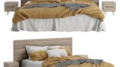 دانلود 3dsky - Wooden Bed 01