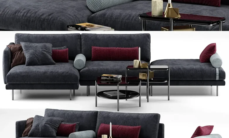 دانلود 3dsky – Mies sofa – Calligaris