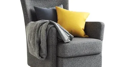دانلود 3dsky – Dark Gray Armchair OMTANKSAM IKEA