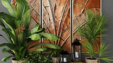 مدل سه بعدی دکوری تزئینی تری دی مکس 3dsky – Decorative Set 088