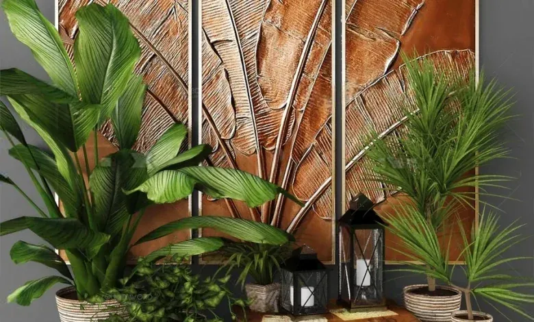 مدل سه بعدی دکوری تزئینی تری دی مکس 3dsky – Decorative Set 088