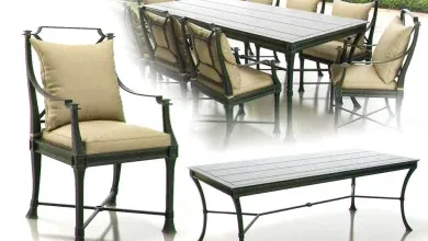 آبجکت میز صندلی 3dsky – Restoration Hardware - Antibes Collection