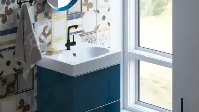 مدل سه بعدی حمام تری دی مکس 3dsky – Set of bathroom furniture IKEA