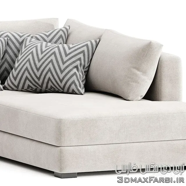 دانلود مدل سه بعدی مبل تری دی مکس 3dsky – BLAKE LARGE OPEN END CORNER SOFA