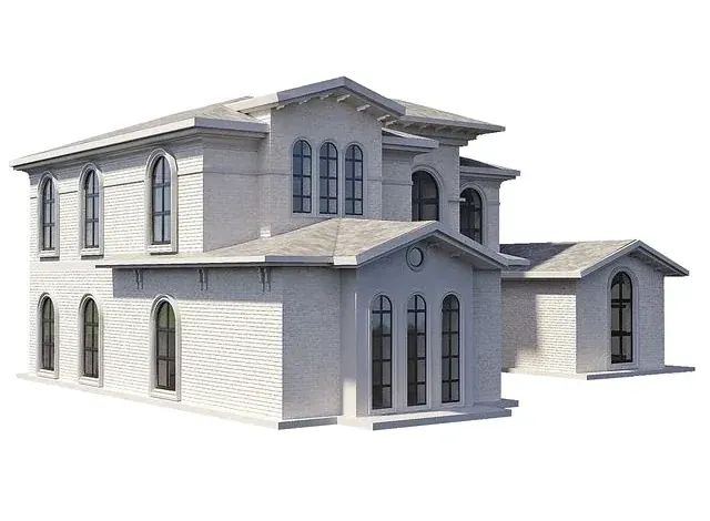 آبجکت نما ساختمان کلاسیک تری دی مکس 3dsky – Classical house