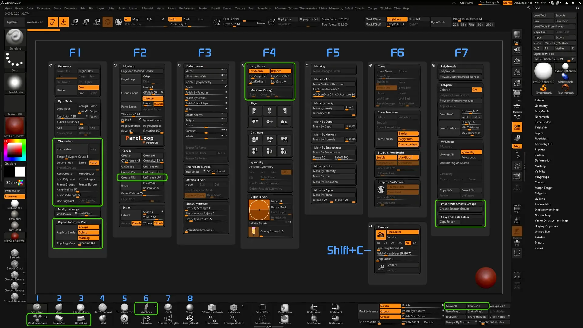 نرم افزار مدلسازی سه بعدی زیبراش ZBrush