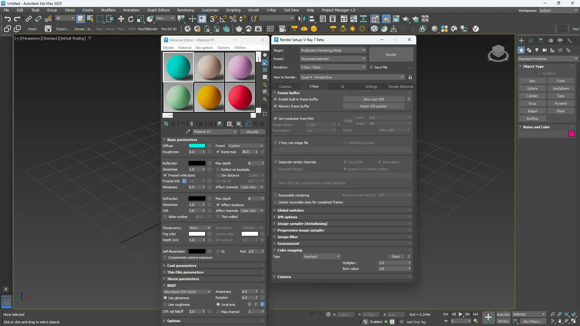 متریال ادیتور در تری دی مکس