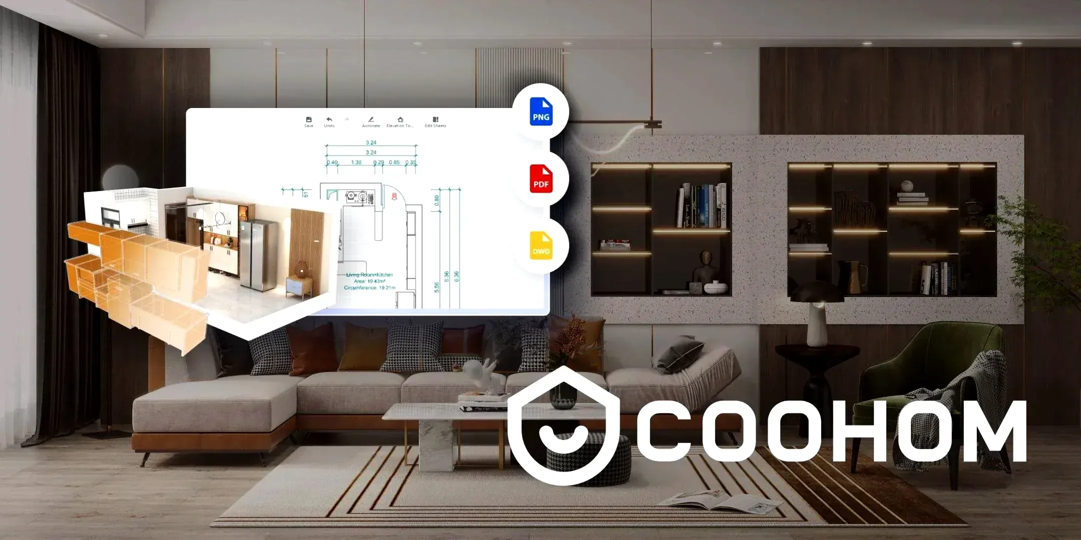 نرم افزار مدلسازی سه بعدی کوهوم  Coohom Software Designer