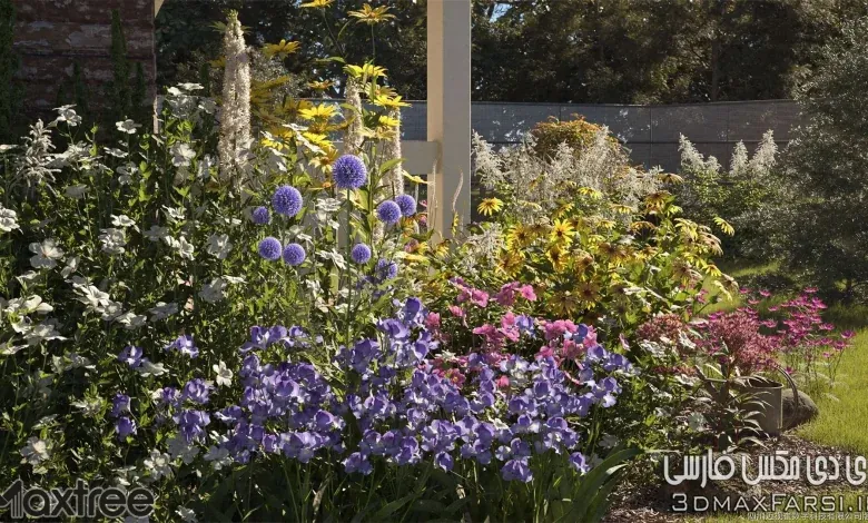 آبجکت گل و بوته تری دی مکس Maxtree – Plant Models Vol 3