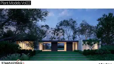 آبجکت درخت تری دی مکس Maxtree – Plant Models Vol 22