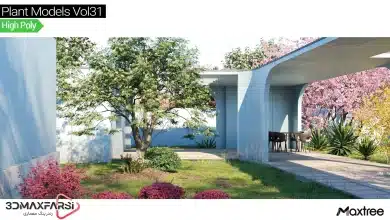 آبجکت درخت تری دی مکس Maxtree – Plant Models Vol 31
