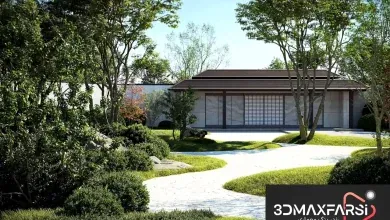 آبجکت درخت تری دی مکس آمریکایی Maxtree – Plant Models Vol. 74