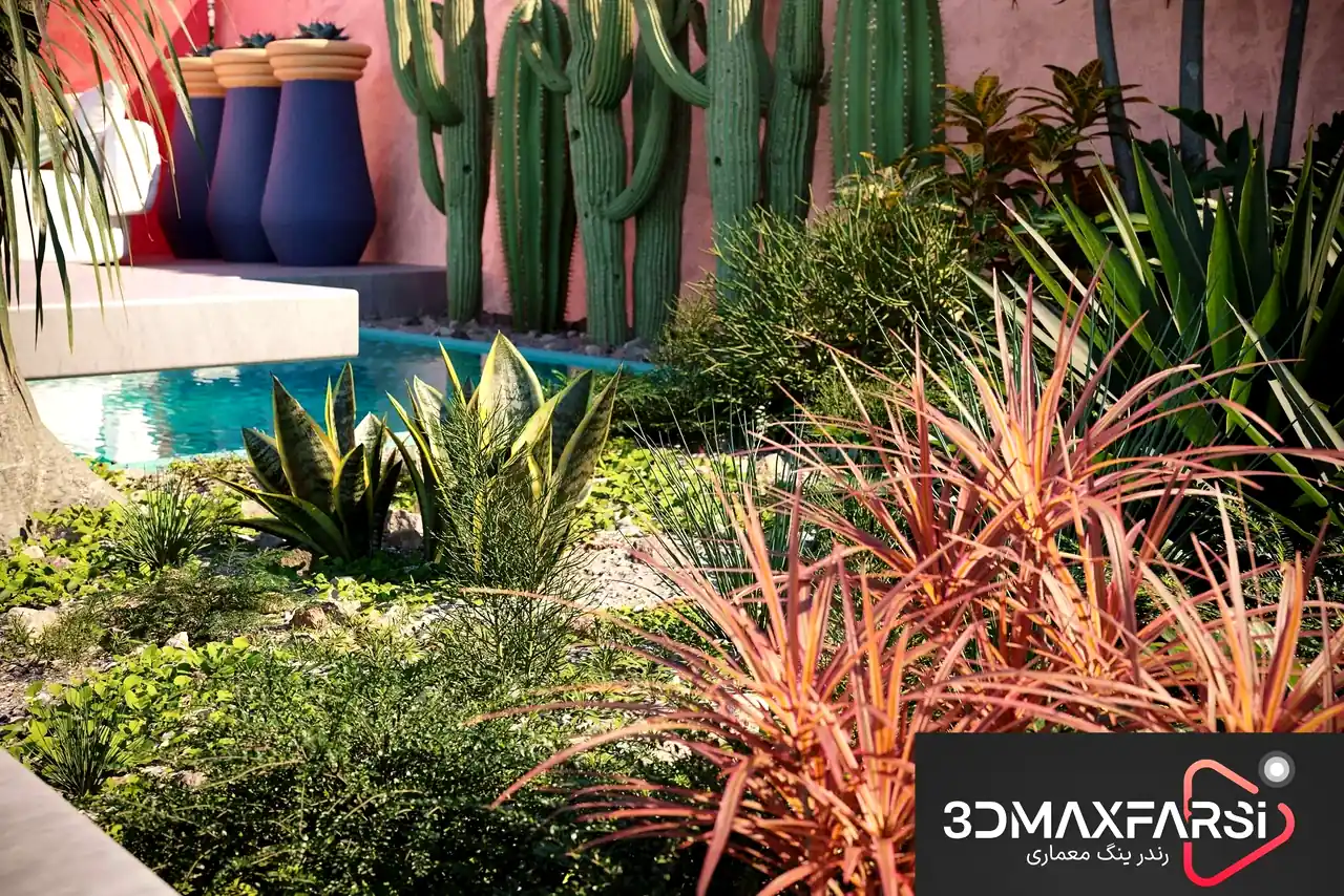 دانلود مدل درخت مناطق گرم و خشک Maxtree – Plant Models Vol. 75