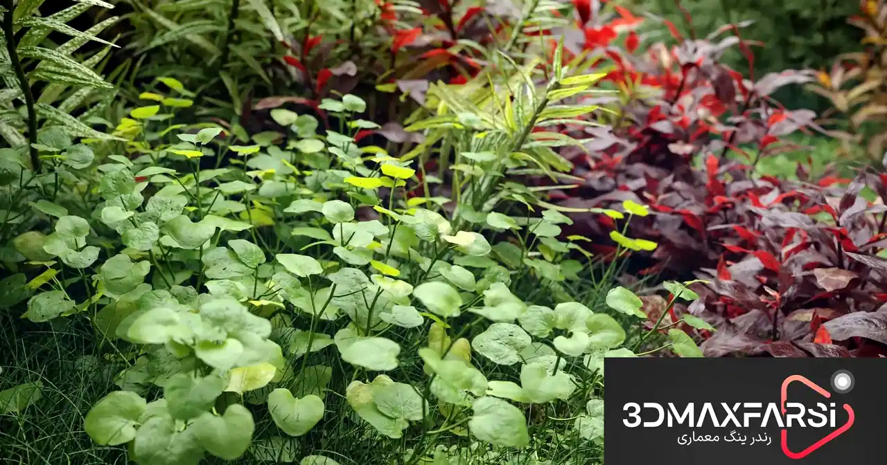 دانلود فایل آماده به رندر گل بوته تری دی مکس Maxtree – Plant Models Vol. 83