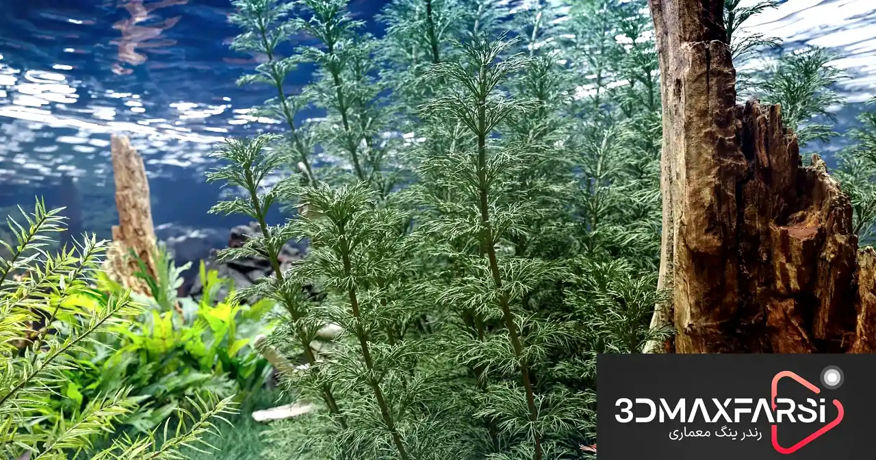 فایل آماده به رندر گل بوته تری دی مکس Maxtree – Plant Models Vol. 83