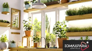 مدل سه بعدی گل واقع گرایانه تری دی مکس Maxtree – Plant Models Vol. 57